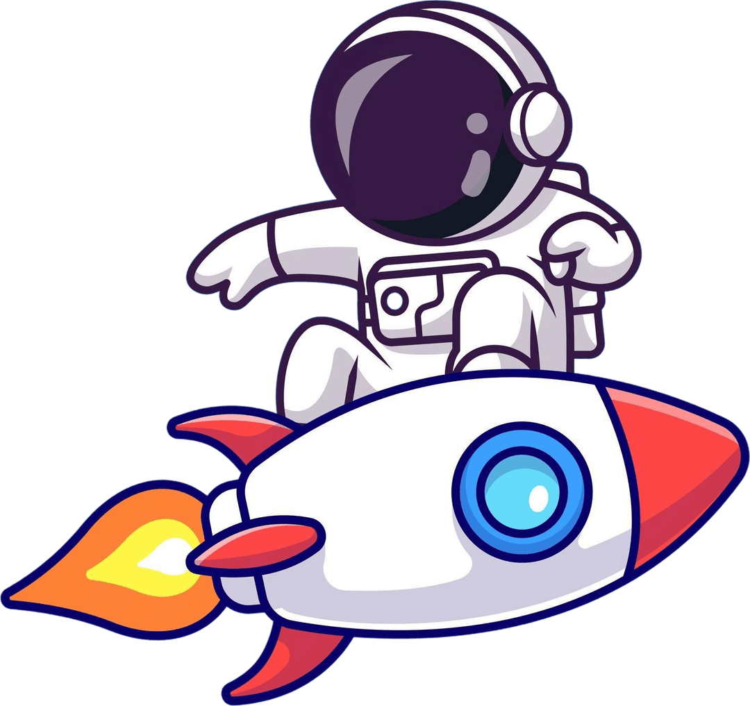 Astronauta surfando - Hero do site